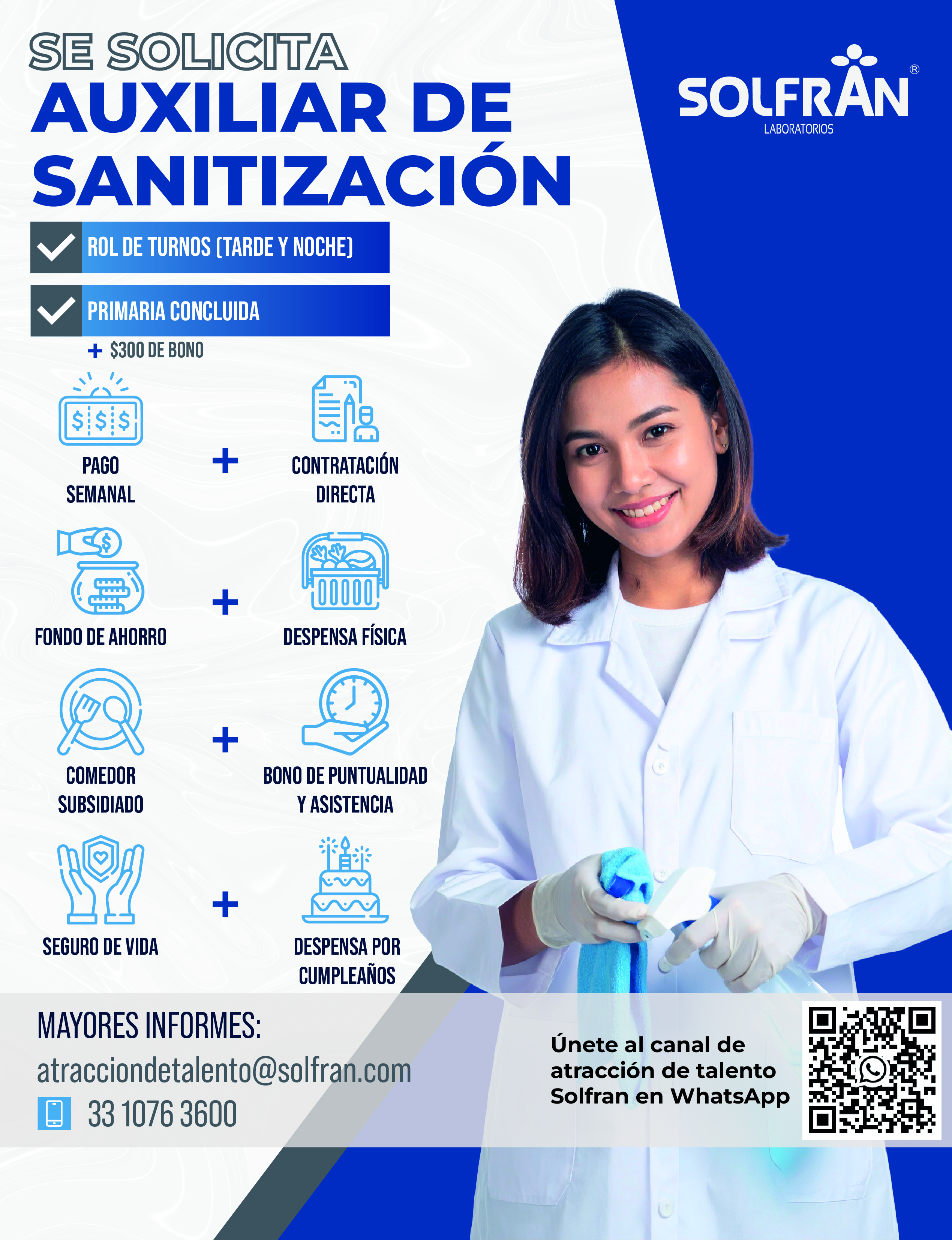 Auxiliar de Sanitización